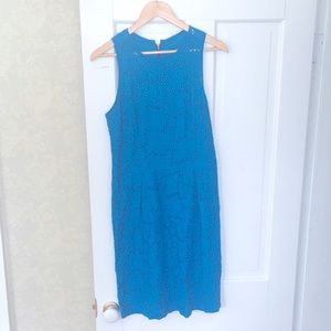 Nanette Lenore Dress Blue Turquoise Size 10